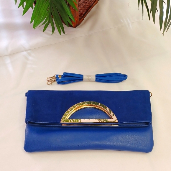 Aldo Bags Aldo Clutch Purse Blue Poshmark